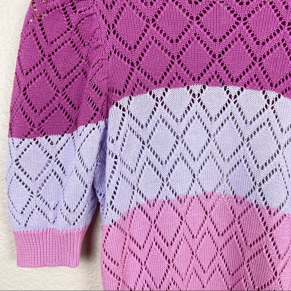 BCBGeneration • Bonnie Striped Short Sleeve Sweater - Picture 6 of 16